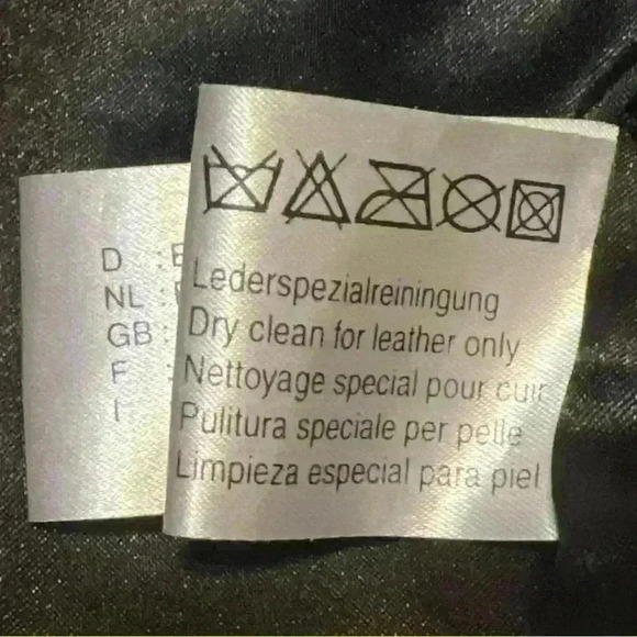 Vintage Helline Germany 100% Leather Women’s Motorcycle Biker Jacket EUR sz 40 - Picture 12 of 15